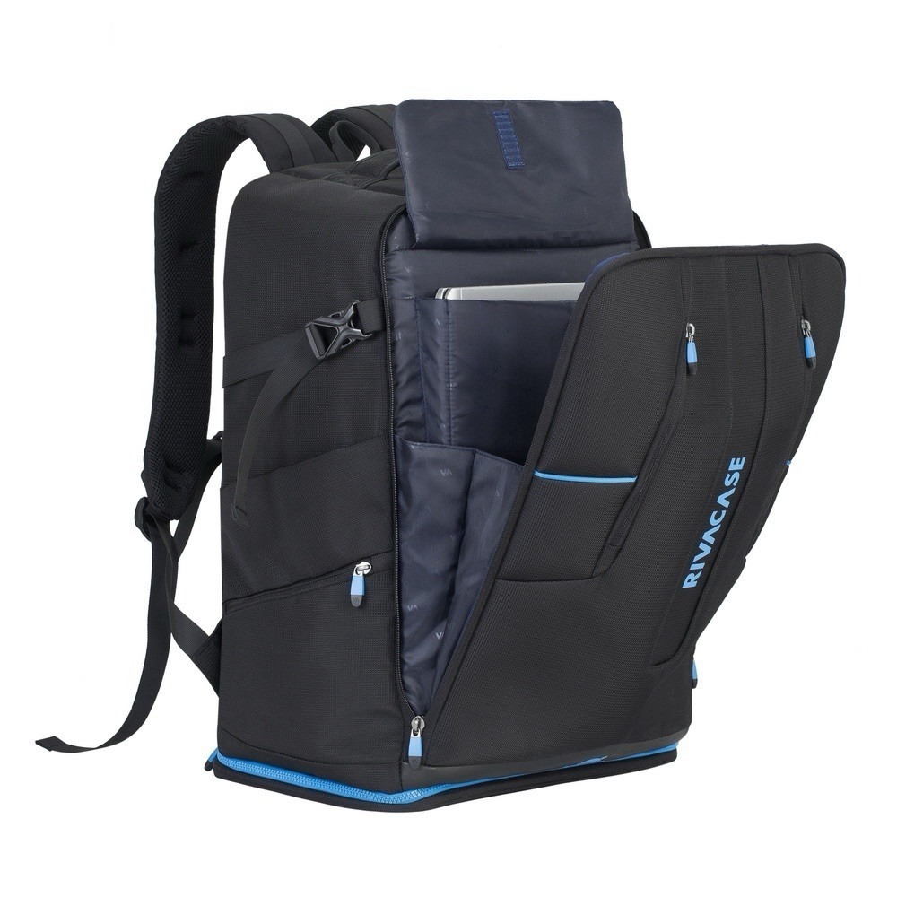 RIVACASE 7890 Black Drone Backpack Large For 16"‎ Laptop